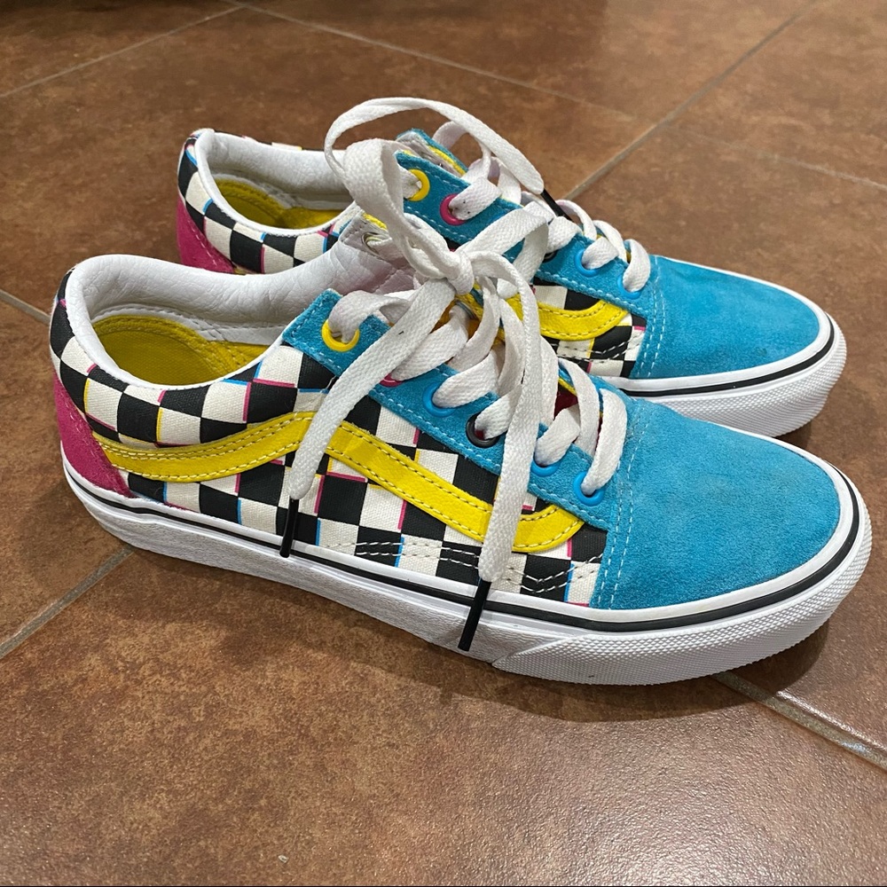 Vans CMYK Checkered Old Skool Vans